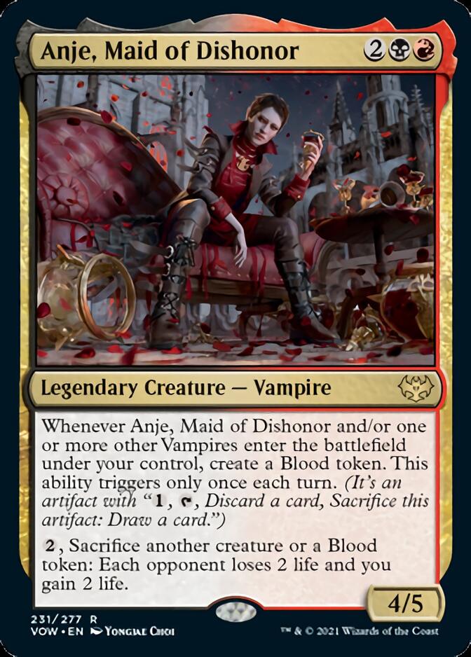 Anje, Maid of Dishonor [Innistrad: Crimson Vow] | PLUS EV GAMES 
