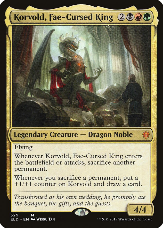 Korvold, Fae-Cursed King [Throne of Eldraine] | PLUS EV GAMES 