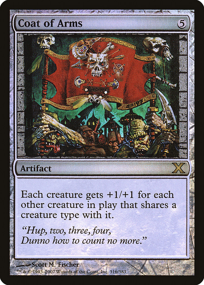 Coat of Arms (Premium Foil) [Tenth Edition] | PLUS EV GAMES 