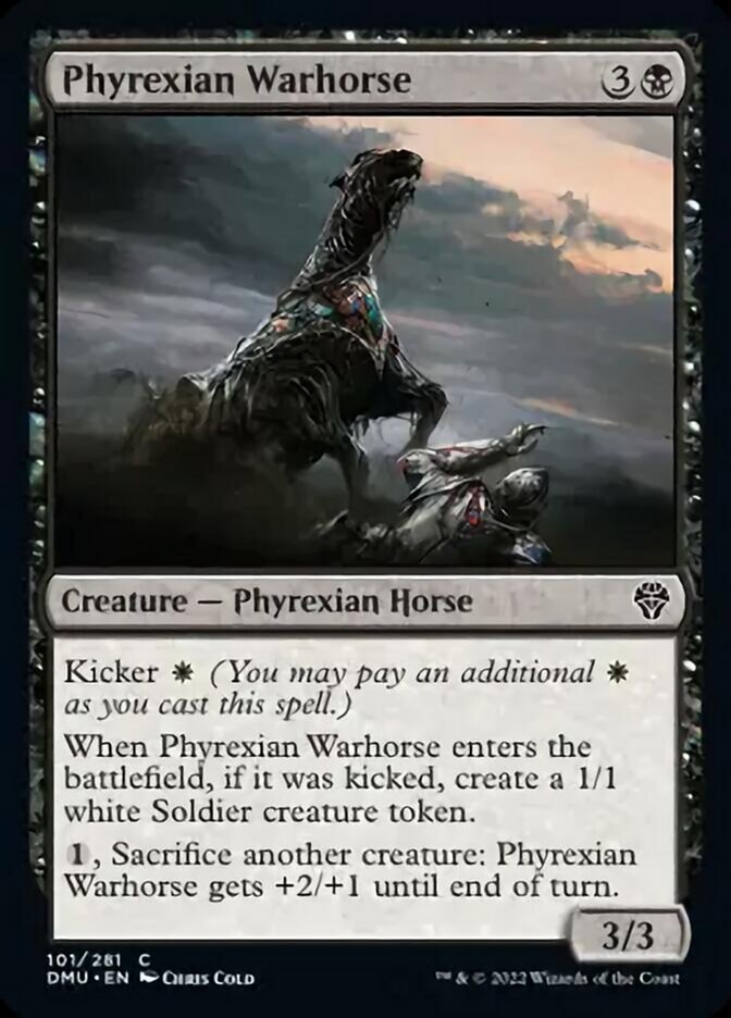 Phyrexian Warhorse [Dominaria United] | PLUS EV GAMES 