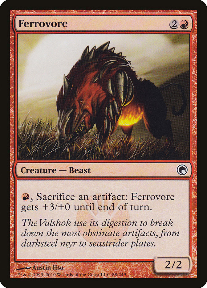 Ferrovore [Scars of Mirrodin] | PLUS EV GAMES 