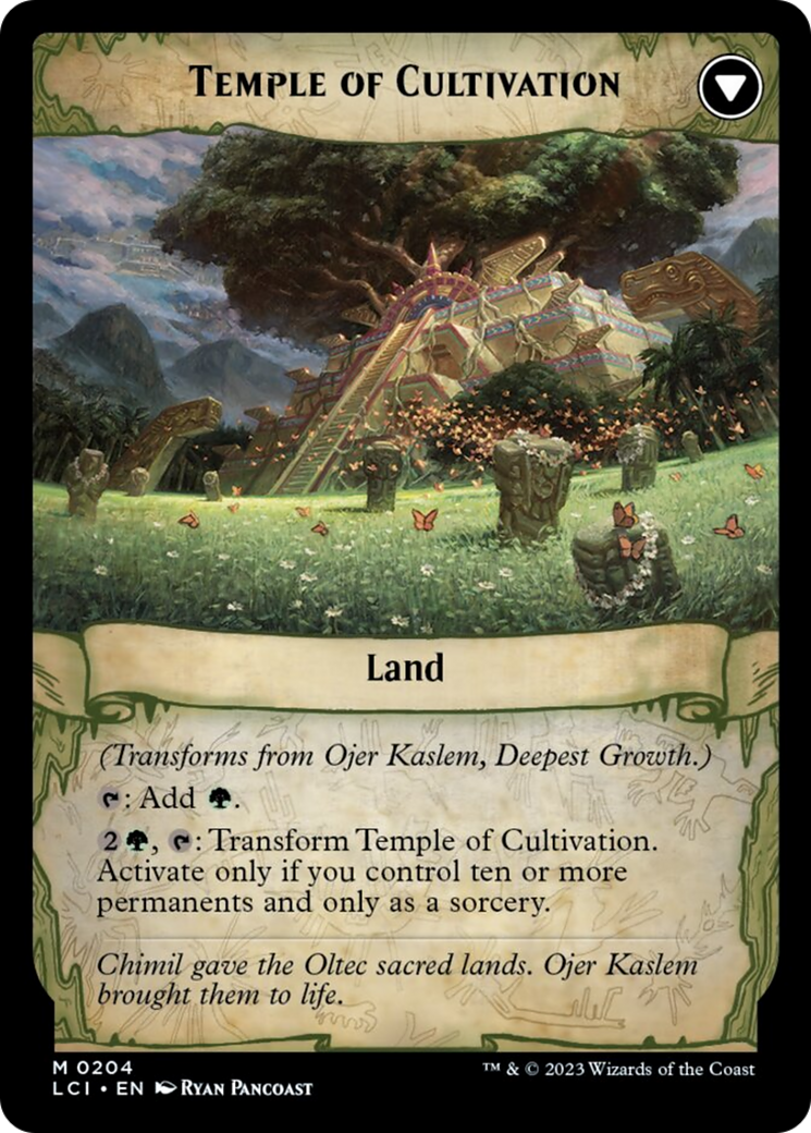 Ojer Kaslem, Deepest Growth // Temple of Cultivation [The Lost Caverns of Ixalan] | PLUS EV GAMES 