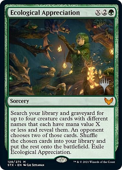 Ecological Appreciation (Promo Pack) [Strixhaven: School of Mages Promos] | PLUS EV GAMES 