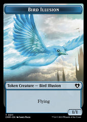 Thopter // Bird Illusion Double-Sided Token [Commander Masters Tokens] | PLUS EV GAMES 