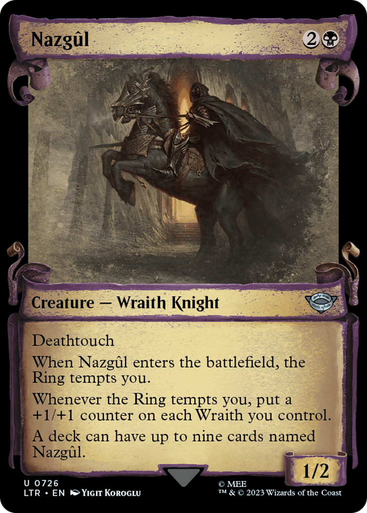 Nazgul (0726) [The Lord of the Rings: Tales of Middle-Earth Showcase Scrolls] | PLUS EV GAMES 