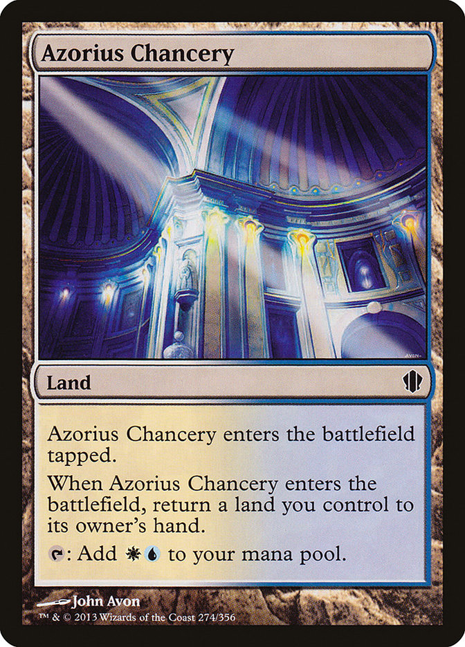 Azorius Chancery [Commander 2013] | PLUS EV GAMES 