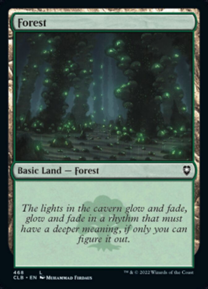 Forest (468) [Commander Legends: Battle for Baldur's Gate] | PLUS EV GAMES 