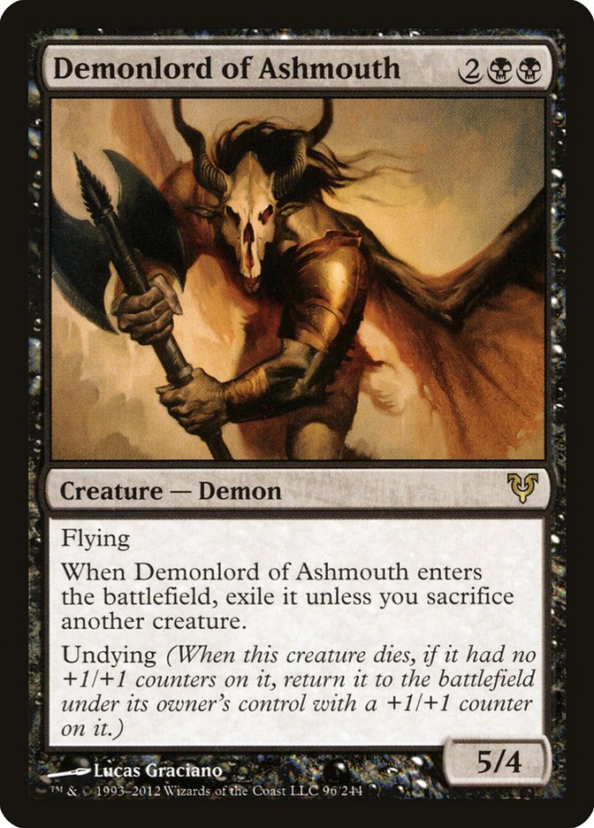 Demonlord of Ashmouth [Avacyn Restored] | PLUS EV GAMES 