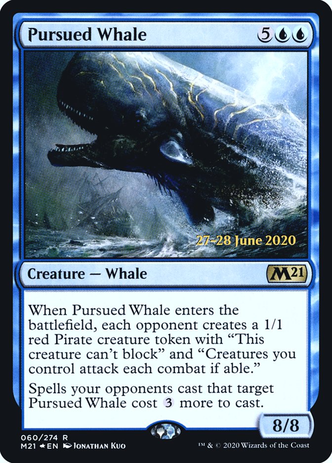 Pursued Whale  [Core Set 2021 Prerelease Promos] | PLUS EV GAMES 