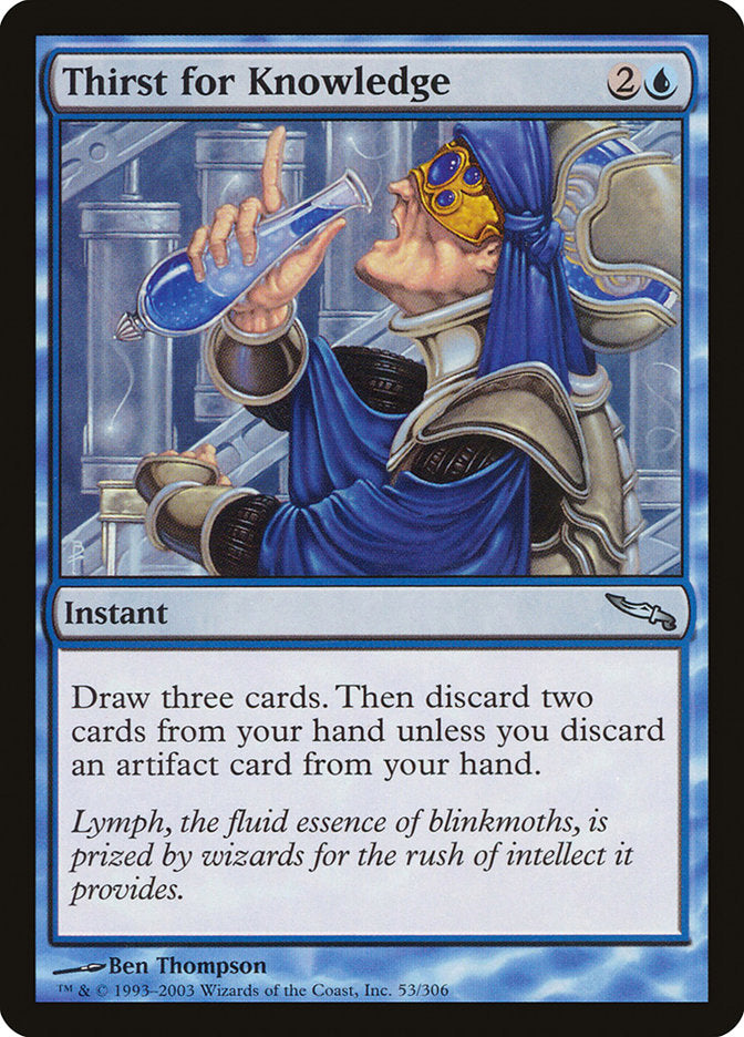 Thirst for Knowledge [Mirrodin] | PLUS EV GAMES 