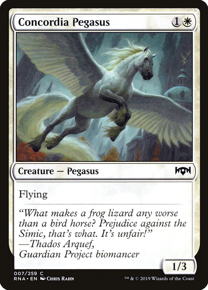 Concordia Pegasus [Ravnica Allegiance] | PLUS EV GAMES 
