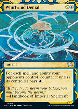 Whirlwind Denial  (Etched Foil) [Strixhaven Mystical Archive] | PLUS EV GAMES 