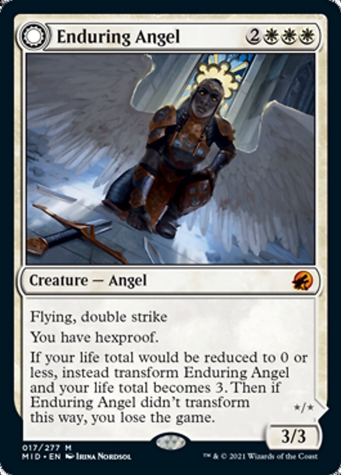 Enduring Angel // Angelic Enforcer [Innistrad: Midnight Hunt] | PLUS EV GAMES 