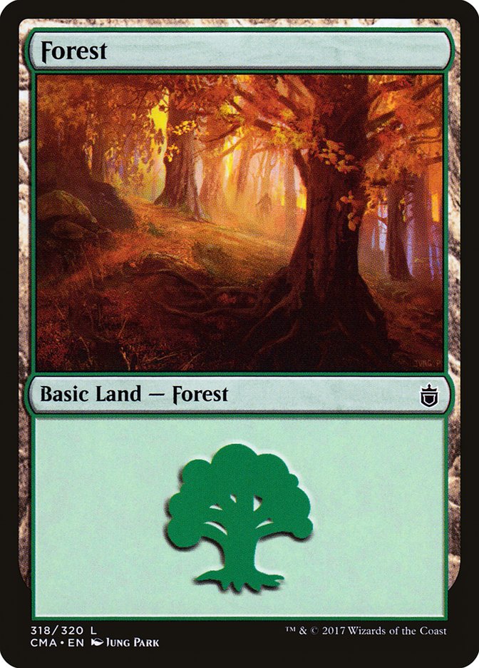 Forest (318) [Commander Anthology] | PLUS EV GAMES 