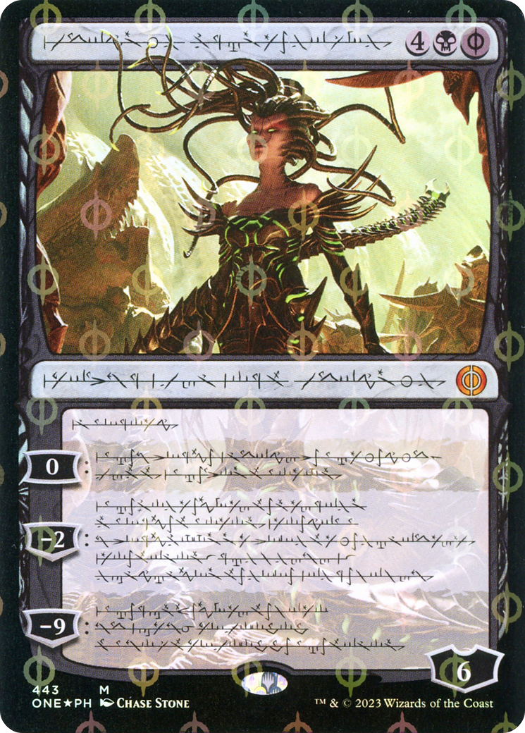 Vraska, Betrayal's Sting (Phyrexian Step-and-Compleat Foil) [Phyrexia: All Will Be One] | PLUS EV GAMES 