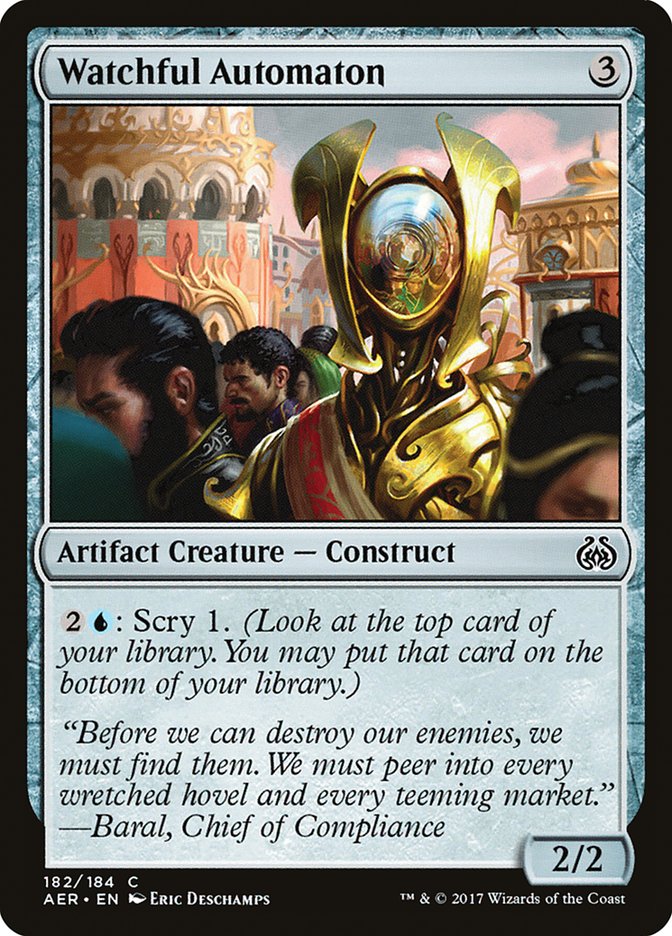 Watchful Automaton [Aether Revolt] | PLUS EV GAMES 