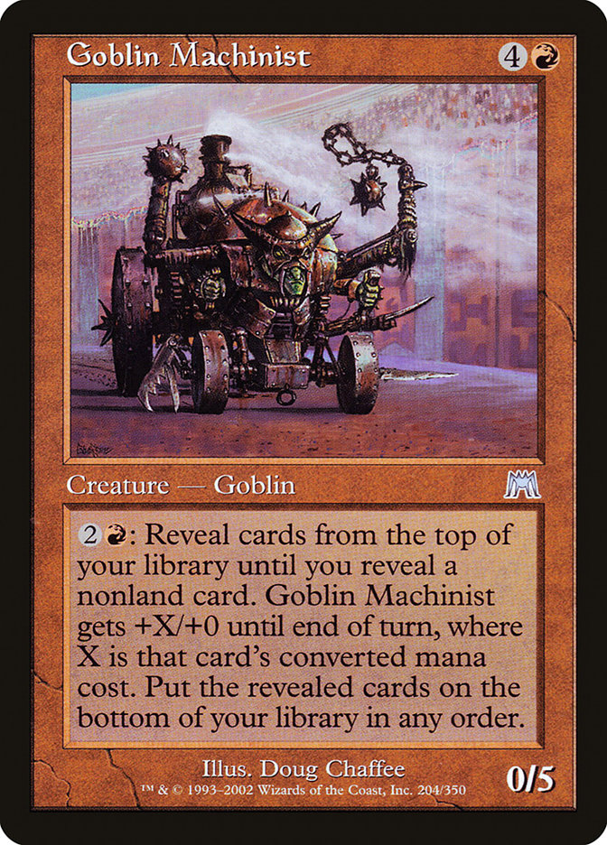 Goblin Machinist [Onslaught] | PLUS EV GAMES 