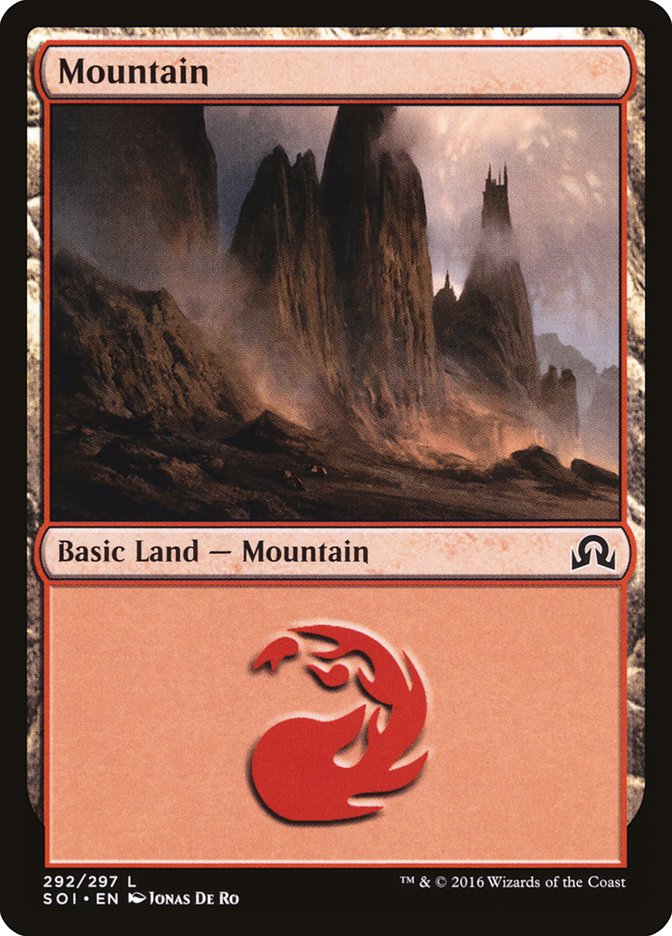 Mountain (292) [Shadows over Innistrad] | PLUS EV GAMES 