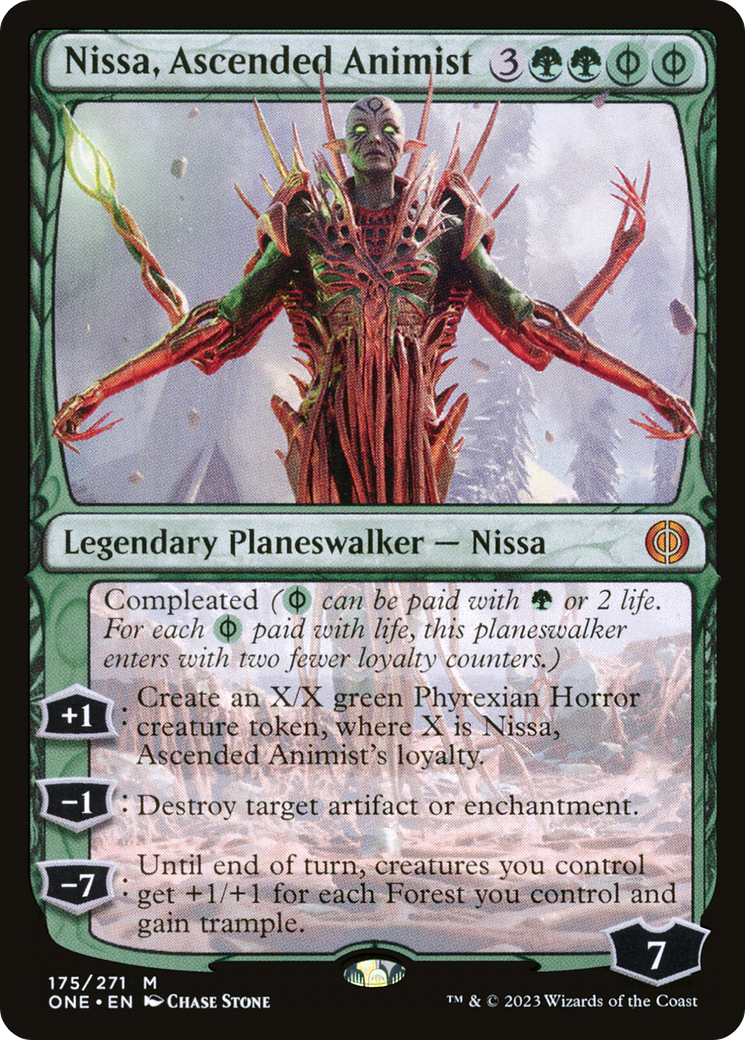 Nissa, Ascended Animist [Phyrexia: All Will Be One] | PLUS EV GAMES 