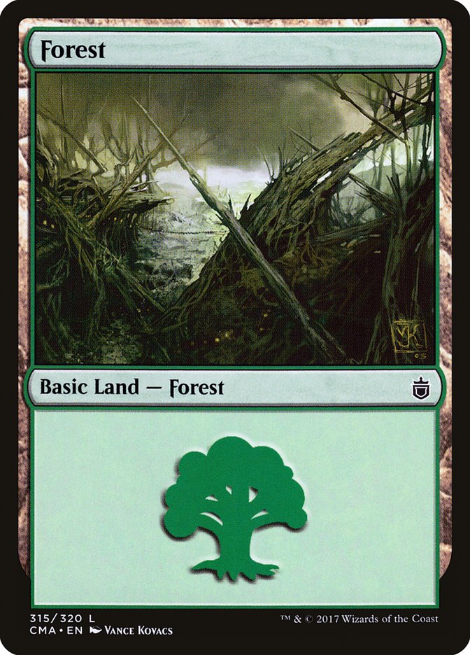 Forest (315) [Commander Anthology] | PLUS EV GAMES 