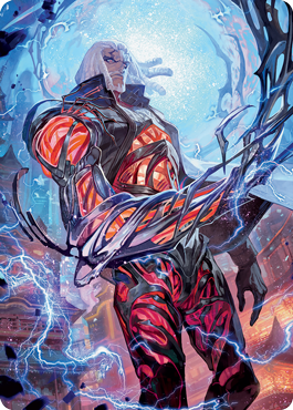 Tezzeret, Betrayer of Flesh Art Card [Kamigawa: Neon Dynasty Art Series] | PLUS EV GAMES 