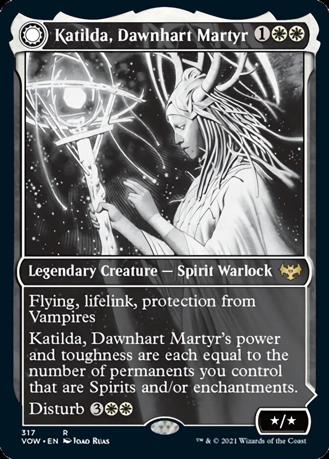 Katilda, Dawnhart Martyr // Katilda's Rising Dawn (Showcase Eternal Night) [Innistrad: Crimson Vow] | PLUS EV GAMES 