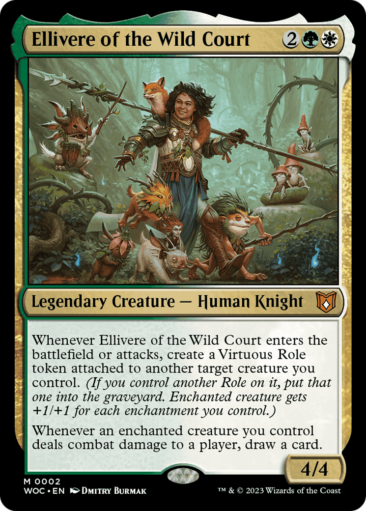 Ellivere of the Wild Court [Wilds of Eldraine Commander] | PLUS EV GAMES 