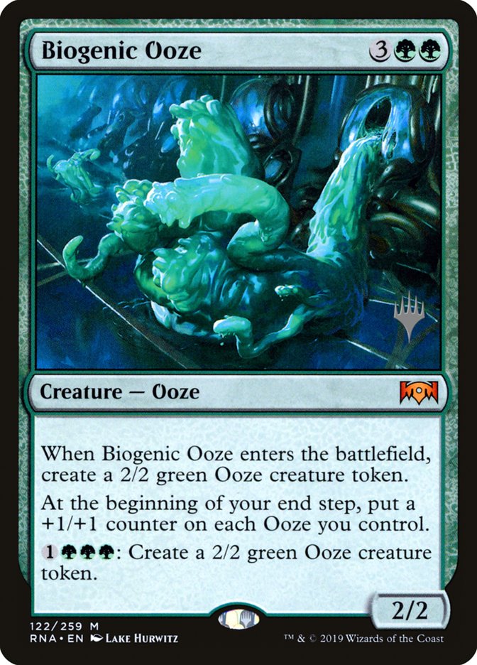 Biogenic Ooze (Promo Pack) [Ravnica Allegiance Promos] | PLUS EV GAMES 