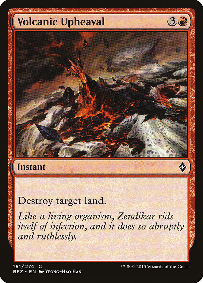 Volcanic Upheaval [Battle for Zendikar] | PLUS EV GAMES 