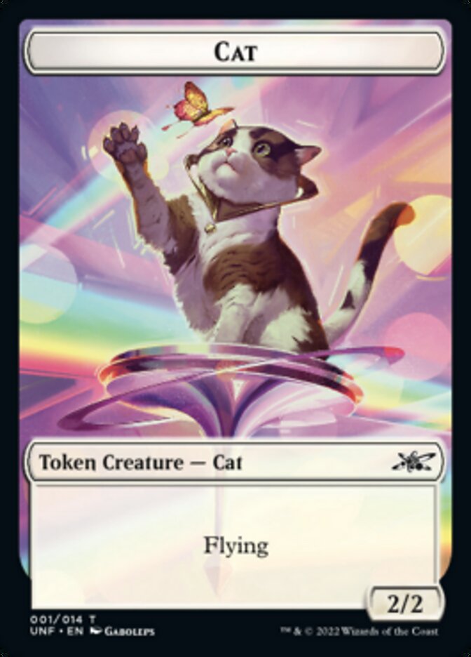 Cat Token [Unfinity Tokens] | PLUS EV GAMES 