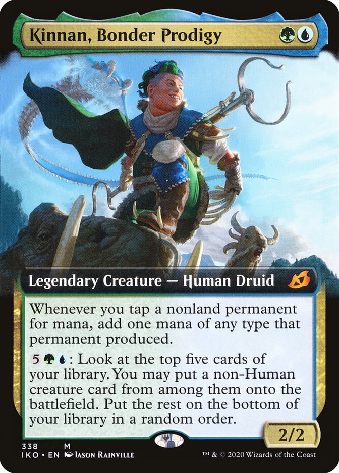 Kinnan, Bonder Prodigy (Extended Art) [Ikoria: Lair of Behemoths] | PLUS EV GAMES 