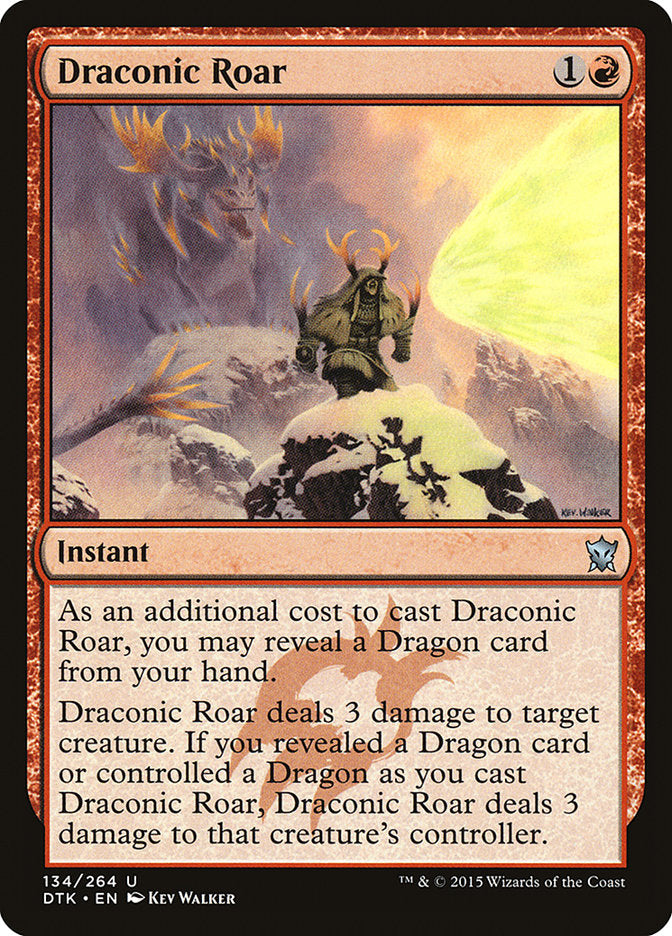 Draconic Roar [Dragons of Tarkir] | PLUS EV GAMES 