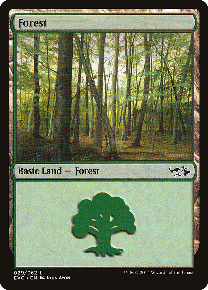 Forest (29) (Elves vs. Goblins) [Duel Decks Anthology] | PLUS EV GAMES 