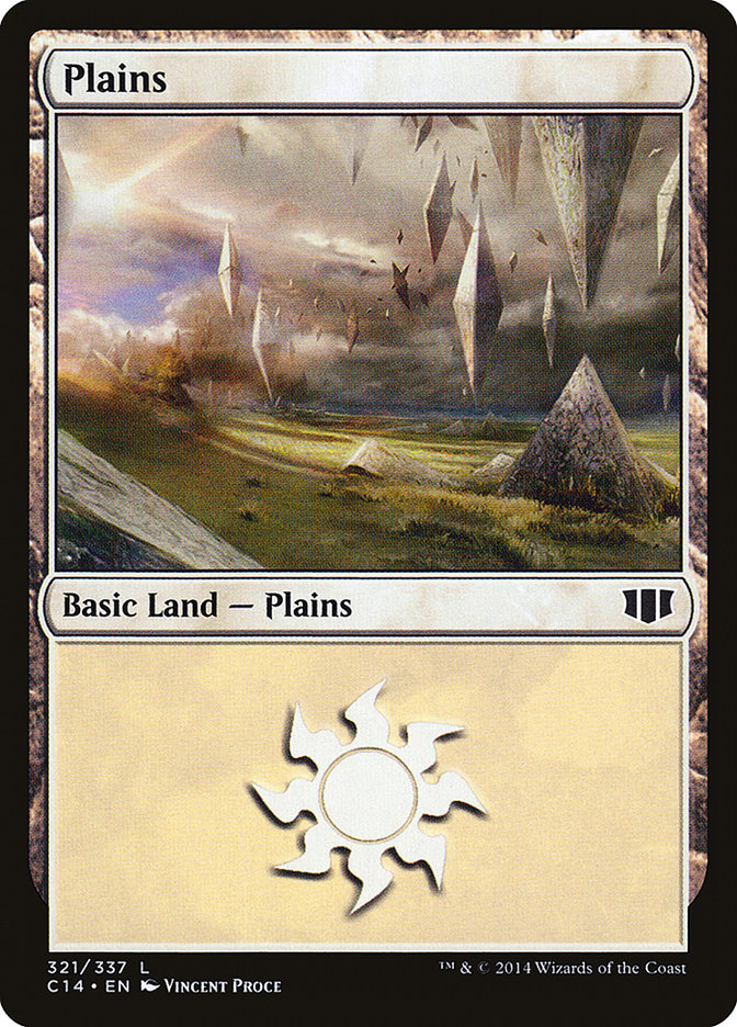 Plains (321) [Commander 2014] | PLUS EV GAMES 