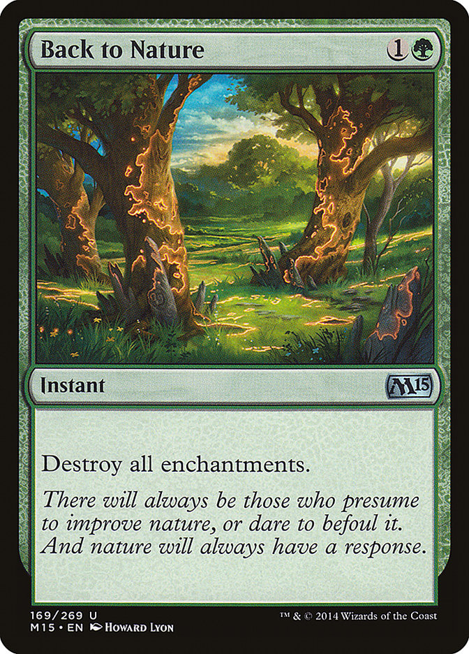 Back to Nature [Magic 2015] | PLUS EV GAMES 