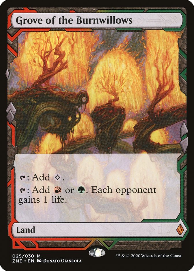 Grove of the Burnwillows (Expeditions) [Zendikar Rising Expeditions] | PLUS EV GAMES 