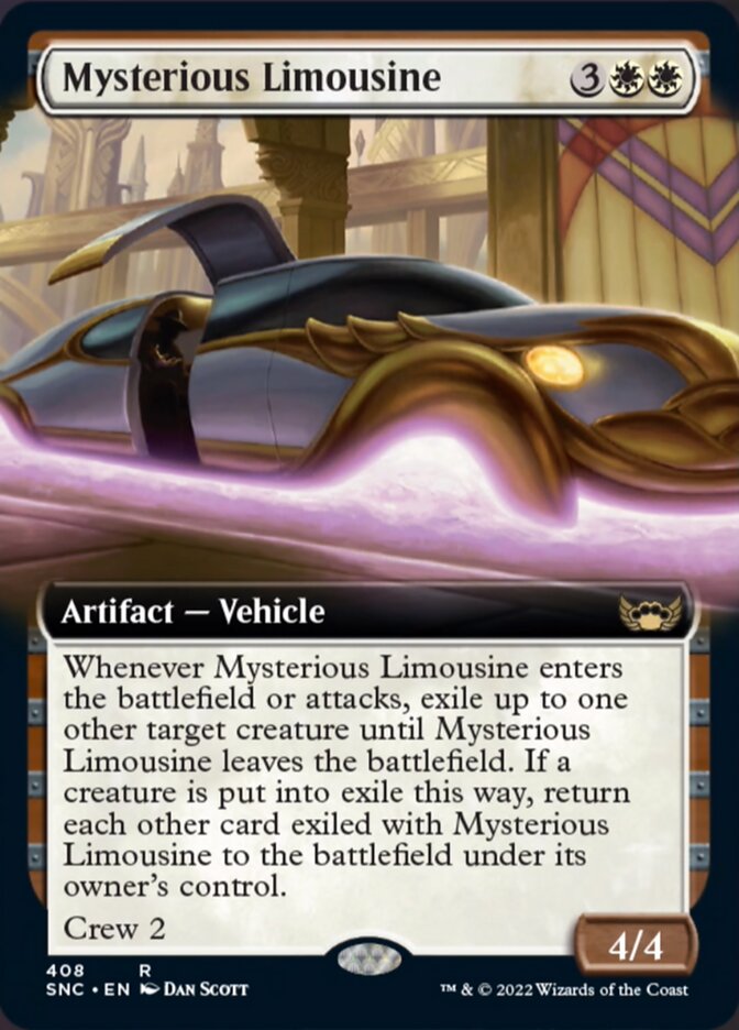 Mysterious Limousine (Extended Art) [Streets of New Capenna] | PLUS EV GAMES 