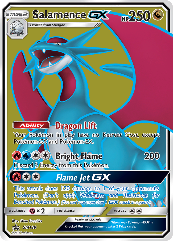 Salamence-GX [SM Black Star Promos] | PLUS EV GAMES 