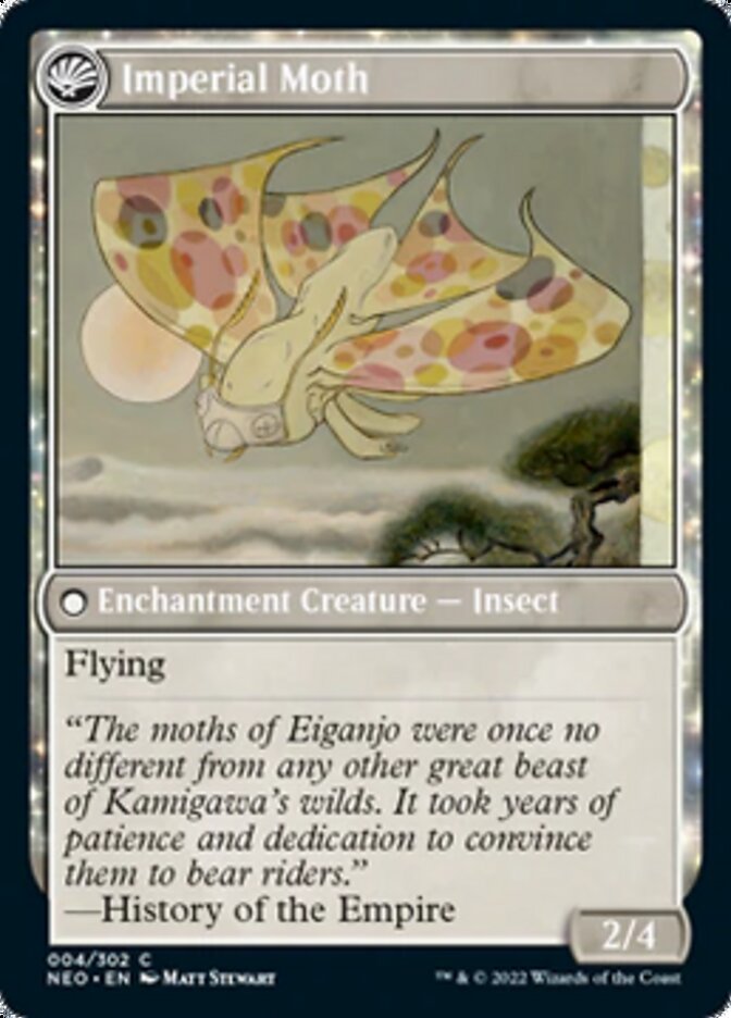 Befriending the Moths // Imperial Moth [Kamigawa: Neon Dynasty] | PLUS EV GAMES 