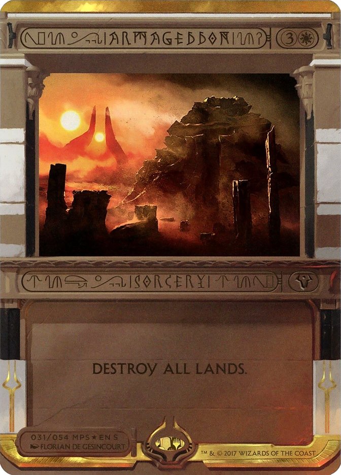 Armageddon (Invocation) [Amonkhet Invocations] | PLUS EV GAMES 