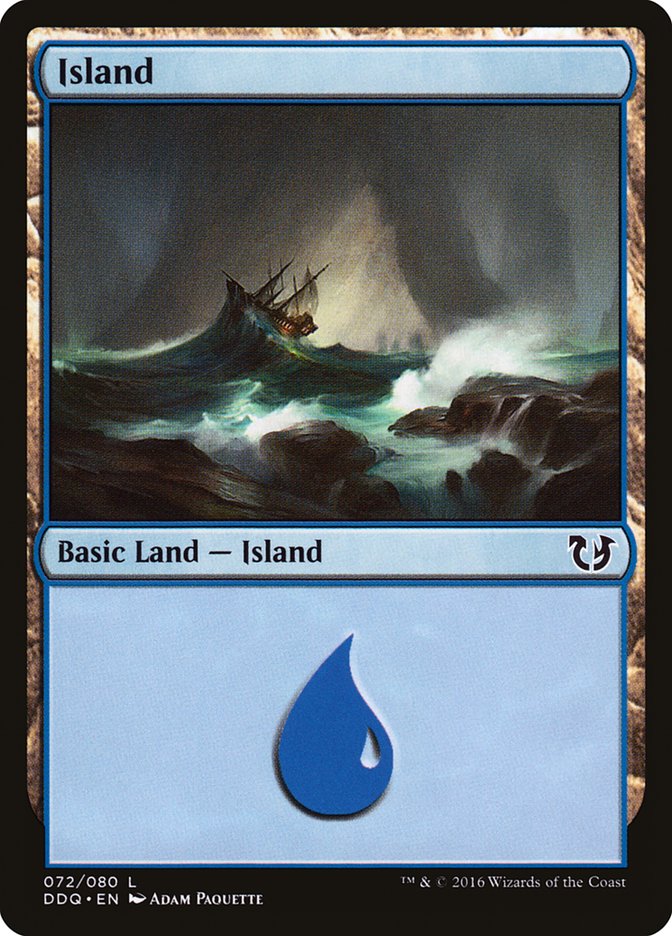 Island (72) [Duel Decks: Blessed vs. Cursed] | PLUS EV GAMES 