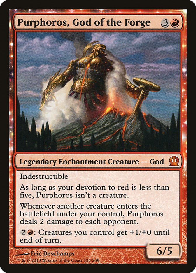 Purphoros, God of the Forge [Theros] | PLUS EV GAMES 