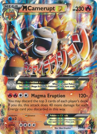 M Camerupt EX (XY198) (Jumbo Card) [XY: Black Star Promos] | PLUS EV GAMES 