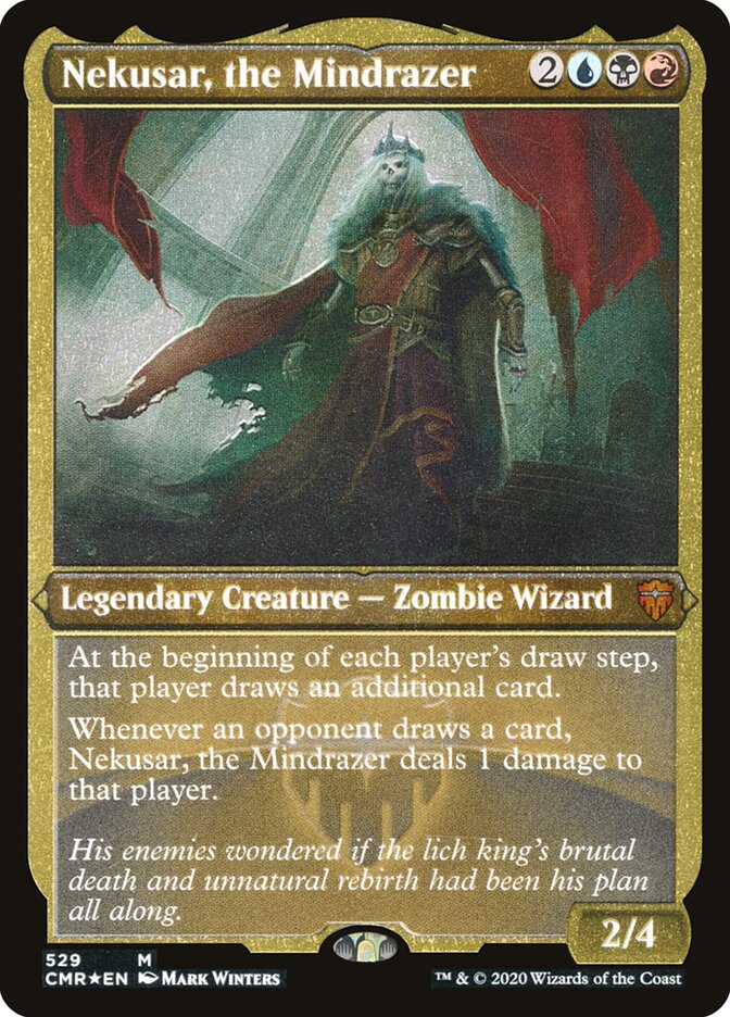 Nekusar, the Mindrazer [Commander Legends Etched] | PLUS EV GAMES 