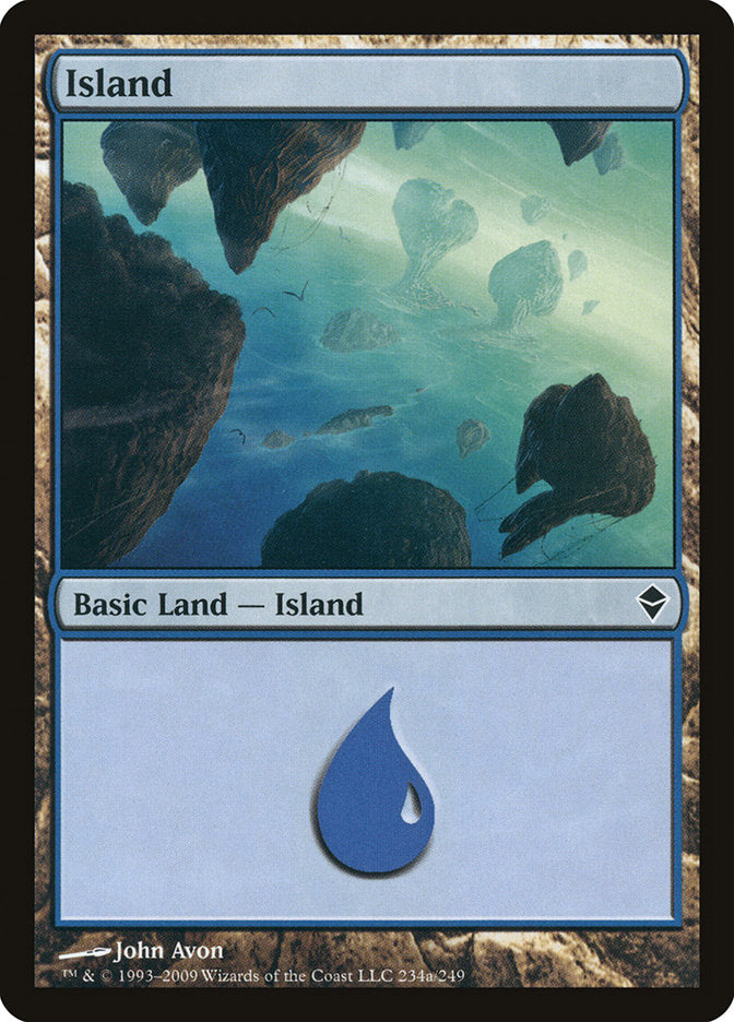 Island (234a) [Zendikar] | PLUS EV GAMES 