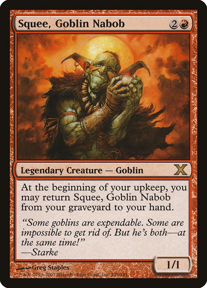 Squee, Goblin Nabob [Tenth Edition] | PLUS EV GAMES 