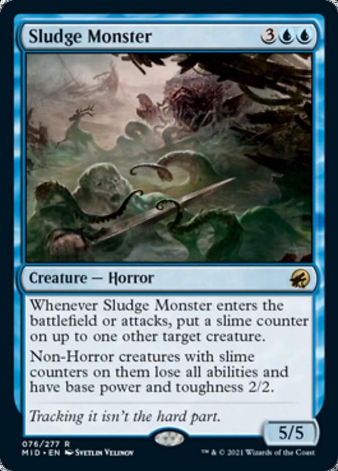 Sludge Monster [Innistrad: Midnight Hunt] | PLUS EV GAMES 