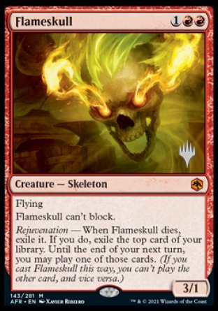 Flameskull (Promo Pack) [Dungeons & Dragons: Adventures in the Forgotten Realms Promos] | PLUS EV GAMES 