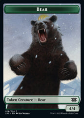 Bear // Phyrexian Golem Double-sided Token [Double Masters 2022 Tokens] | PLUS EV GAMES 