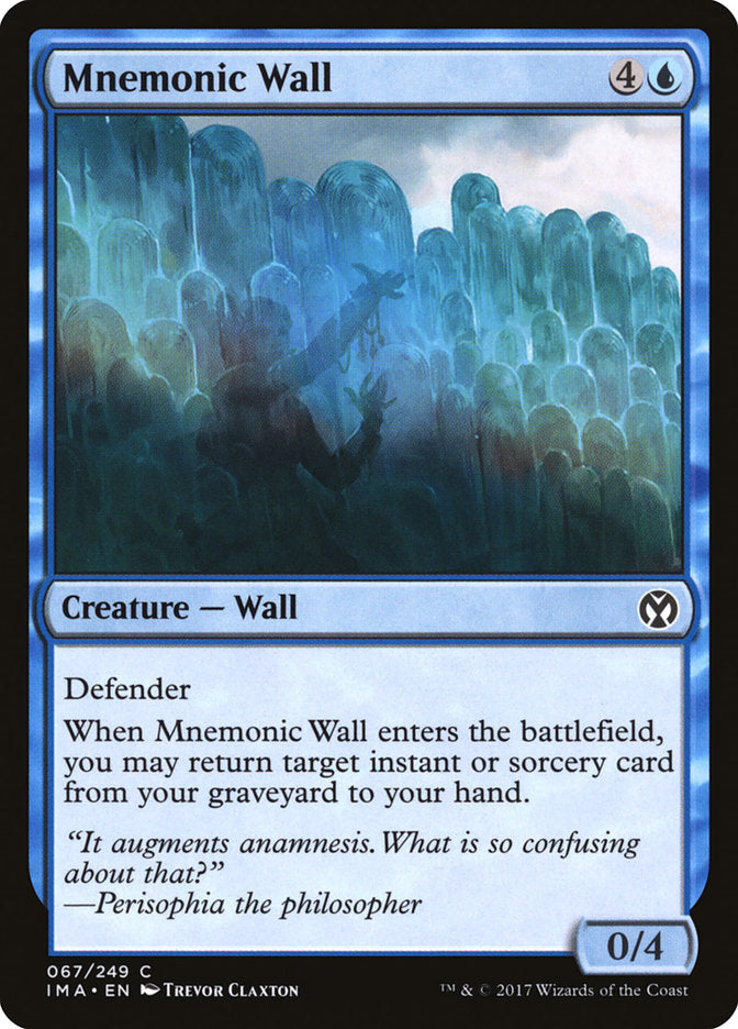 Mnemonic Wall [Iconic Masters] | PLUS EV GAMES 